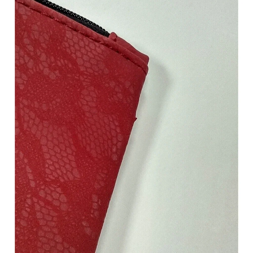 IPSY October 2017 Glam Bag Travel Sized Red With Bat Zipper (Bag Only)